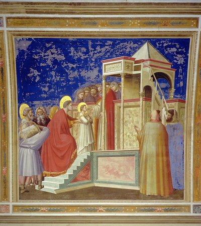 Die Darstellung der Jungfrau im Tempel, ca. 1305 von Giotto di Bondone
